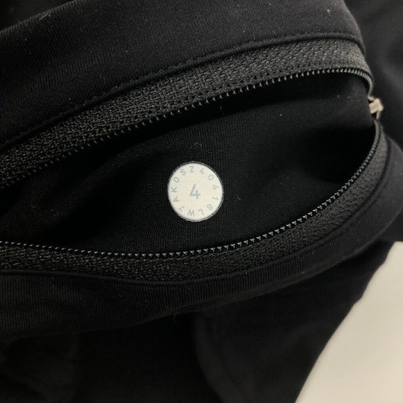 Lululemon Run Times Short II *4" Size 4 Black - Picture 5 of 5